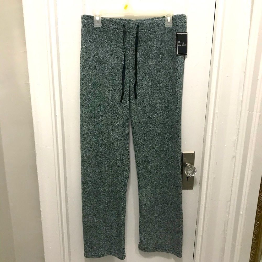 NWT Rene Ricci Fuzzy Lounge and Sleep Pants Large - Picture 1 of 4